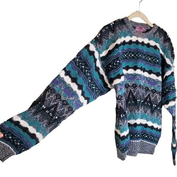 concrete mix Sweaters Vintage Concrete Mix Retro 8s Chunky